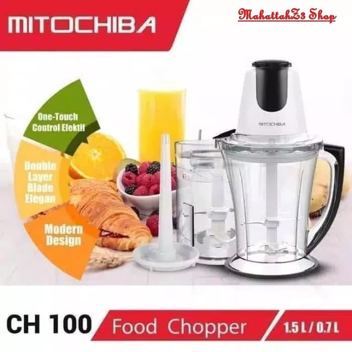 MITOCHIBA Food Chopper/ Mesin Penggiling Daging&amp;Bumbu-Blender/ Blender Daging/Blender bumbu