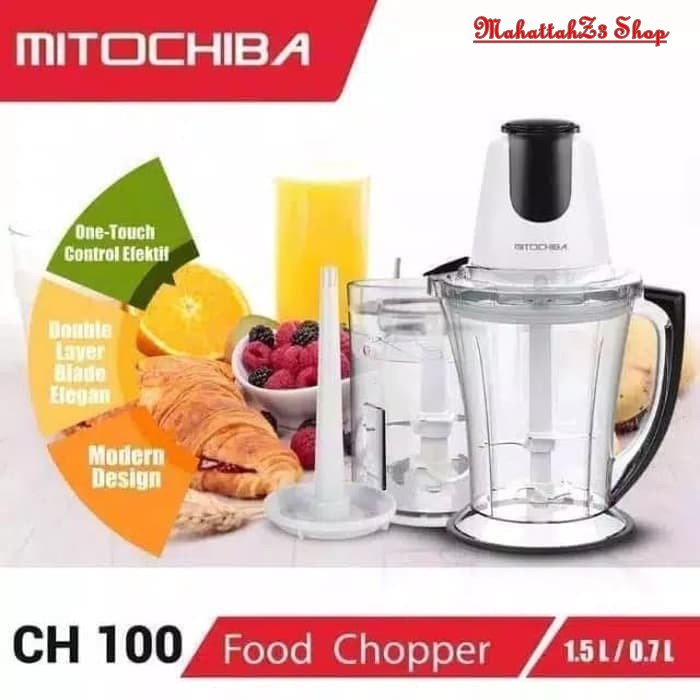 MITOCHIBA Food Chopper/ Mesin Penggiling Daging&Bumbu-Blender/ Blender Daging/Blender bumbu