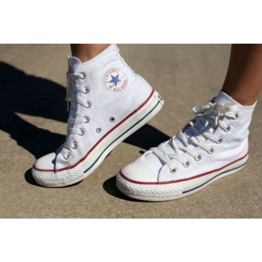 Sepatu Boot Converse All Star Putih White Tinggi cewek/cowok 36-43