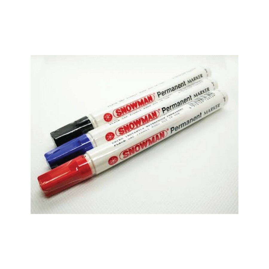 SPIDOL SNOWMAN PERMANENT MARKER NO.G-12 / 1 BOX ISI 12 PC