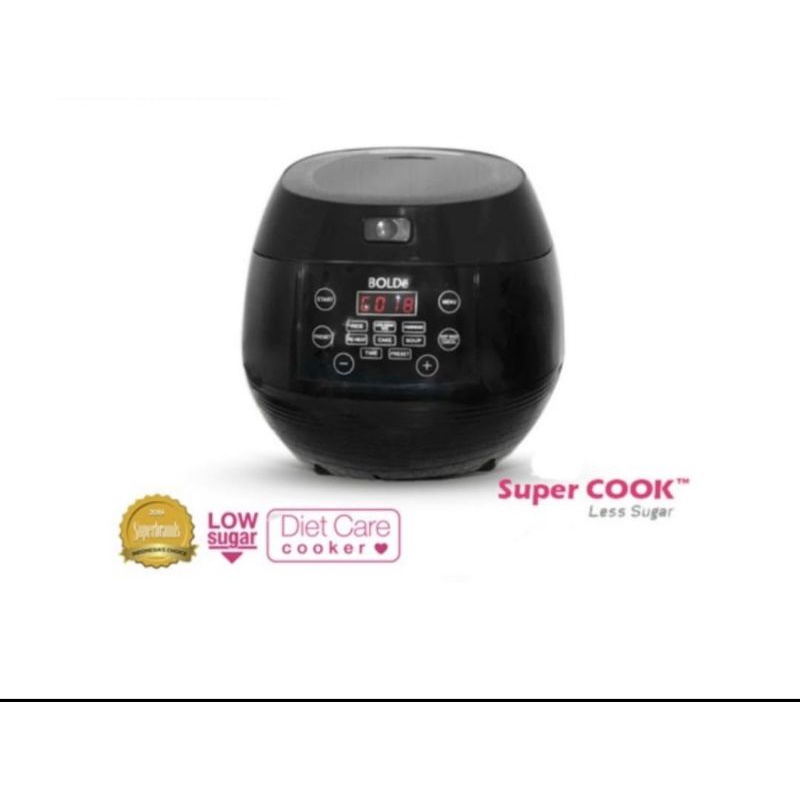 Bolde Rice Cooker Super Cook Less Sugar Low Carb