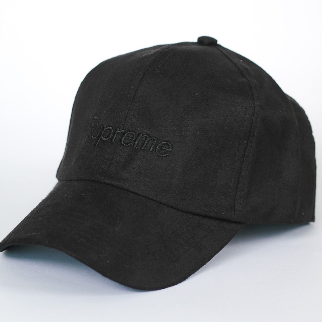 Topi Baseball Supreme Warna Hitam Kualitas Premium