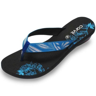  Carvil  Sandal  Wanita  Leona L Black Blue Shopee  Indonesia