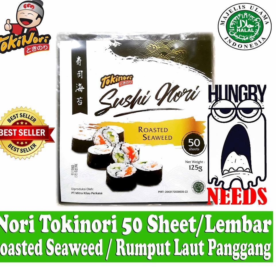 

Check Here--TOKINORI SUSHI NORI 50 SHEET / LEMBAR - RUMPUT LAUT PANGGANG - ROASTED SEAWEED