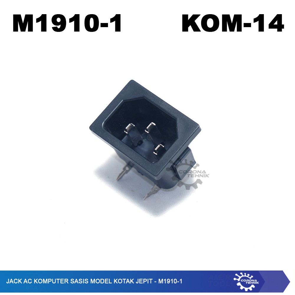 M1910-1 Jack AC Komputer Sasis Model Kotak Jepit