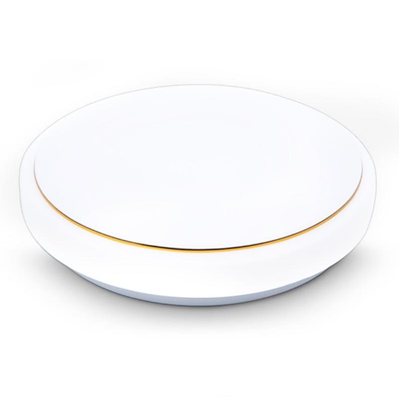 Lampu LED Plafon Modern 36W 38cm Cool White - DZ574 - White/Gold