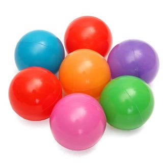 Mandi bola anak anak bahan plastik tebal SNI isi 100pcs Mandi bola anak anak bahan plastik tebal SNI isi 100pcs