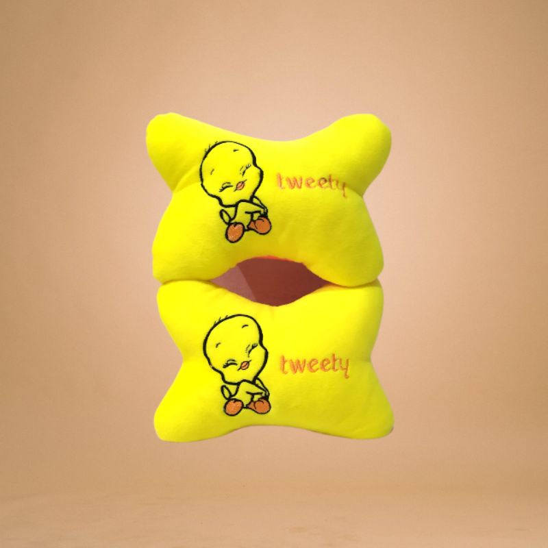 Mobil Bantal Karakter Twitty 3in1 Bantal Mobil 3in1 Twitty Headrest Car Set Karakter Twitty