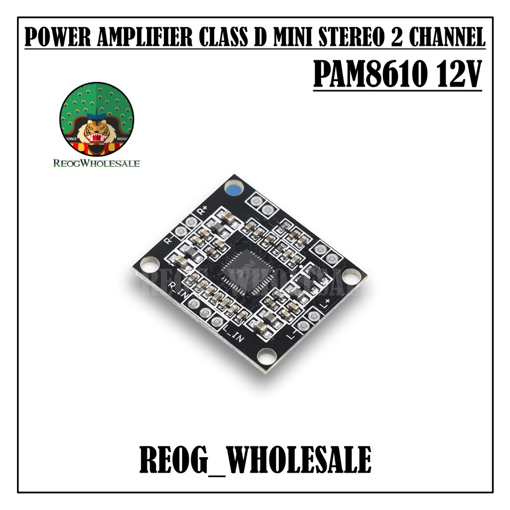 PAM8610 12V POWER AMPLIFIER CLASS D MINI STEREO 2 CHANNEL