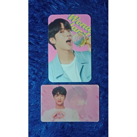 Photocard BTS Jin Baskin Robbins Chilsung Cider lenticular card official
