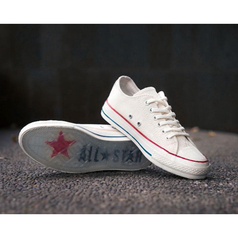 white pair of converse
