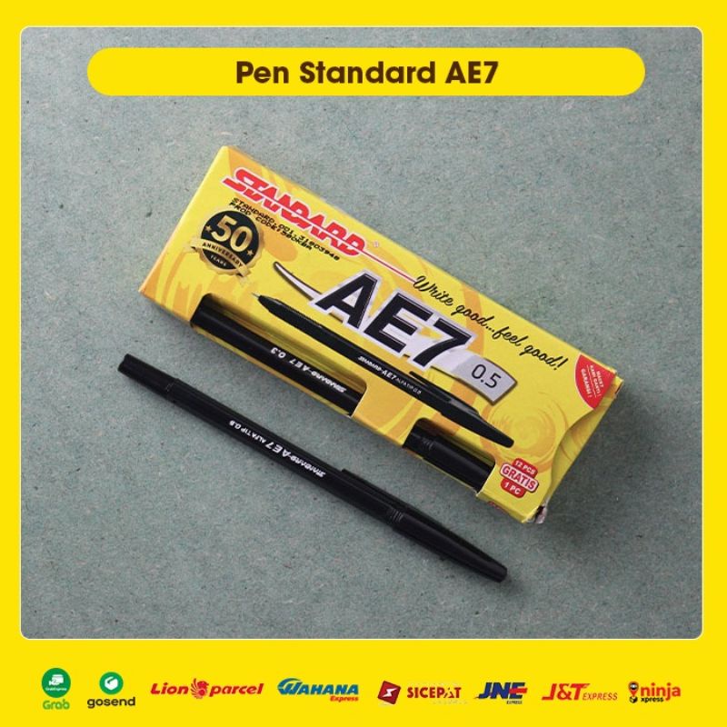 

13pcs Produk TerBaru Pulpen standardAe7 hitam