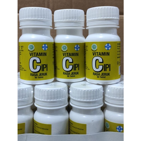 Vitamin C Ipi Botol 45 + 90 TABLET / Tablet Isap / Vitamin Anak / Dewasa / Rasa Jeruk