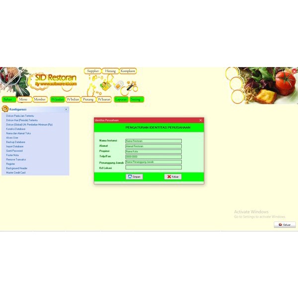 Software Sid Resto restoran v  PRO