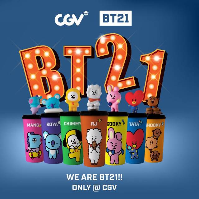 BT21 CGV TUMBLR LIMITED EDITION