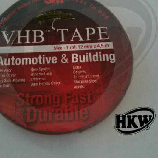 

0WW Perekat 3M Vhb Lebar 12 Mm Original Terlaris