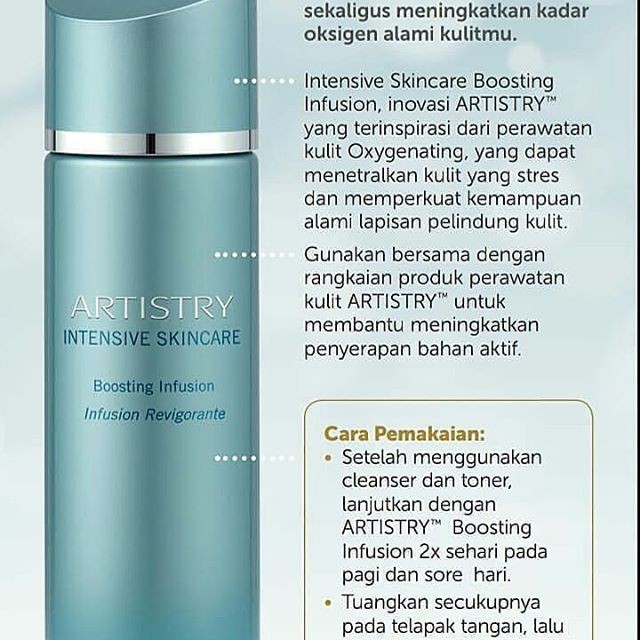 artistry intensive skincare boosting infusion
