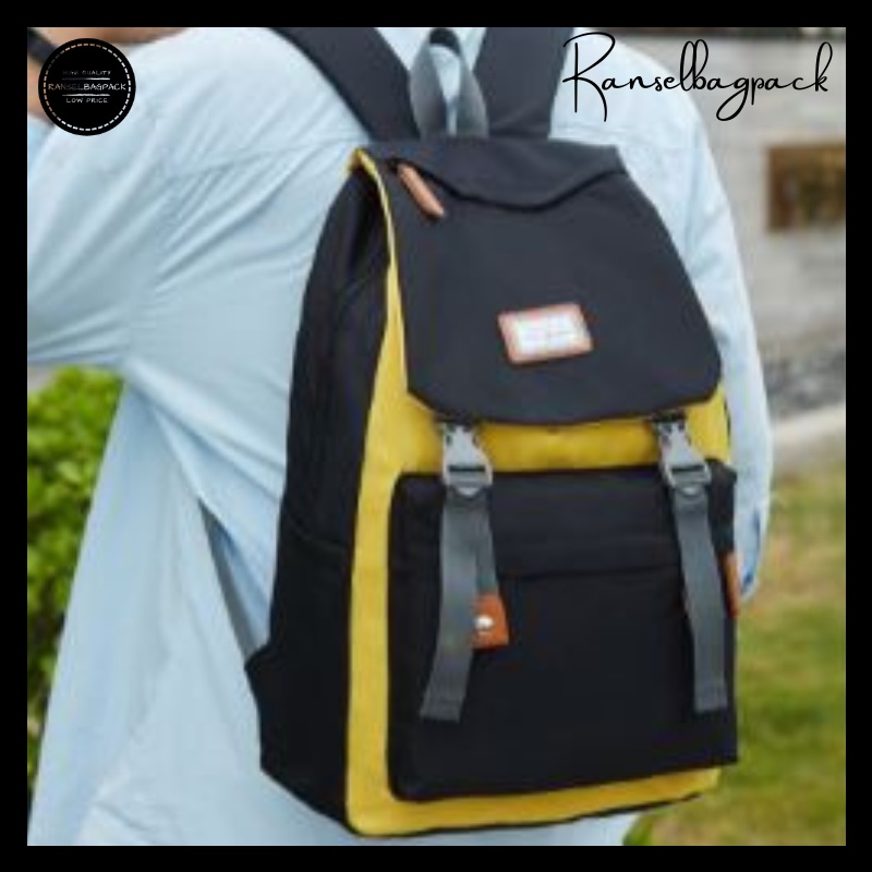 Tas Ransel - Tas Punggung Backpack Import Sekolah Kuliah Korea Kekinian Stylish Multifungsi Wanita