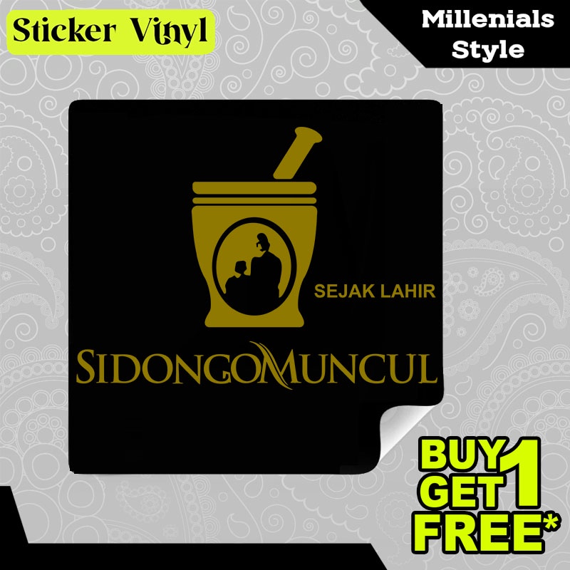 

Stiker Sticker Sejak Lahir Sidongo Muncul Tulisan Kalimat Gaul dan Kekinian Aesthetic Bahan Vinyl Satuan Anti Air