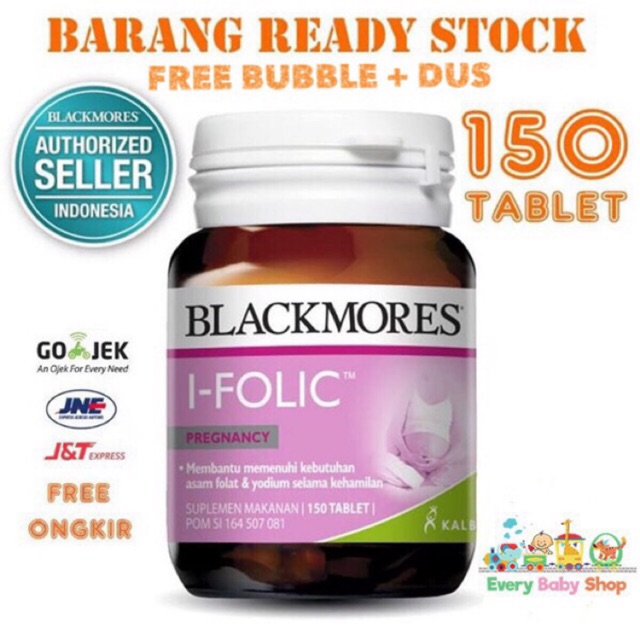 BLACKMORES I FOLIC / I-FOLIC - BPOM KALBE - 150 Tablet - PROMIL ifolic - Program Kehamilan