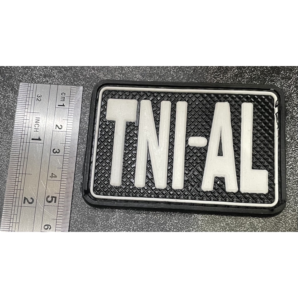 Patch TNI AL - Patch Velcro TNI Angkatan Laut - Prepetan AL -  Velcro Karet