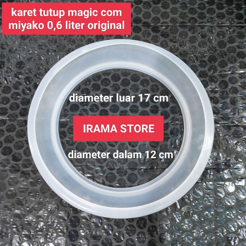 Karet Tutup Magic Com Miyako 0.6 Liter Original Silicon Seal Rice Cooker Multi