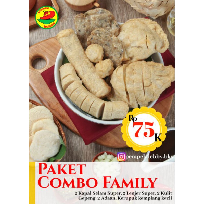 

Pempek Debby Paket COMBO Family