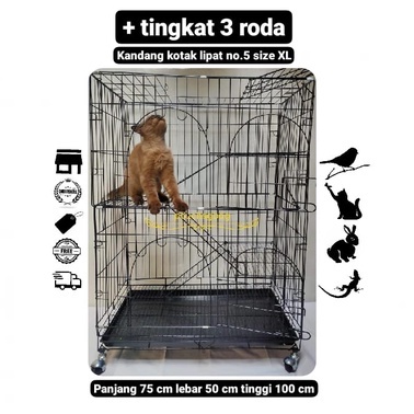 KANDANG KUCING/KANDANG TINGKAT/ KANDANG MUSANG/ KANDANG KELINCI/ KANDANG SUGAR GLIDER/ KANDANG REPTI