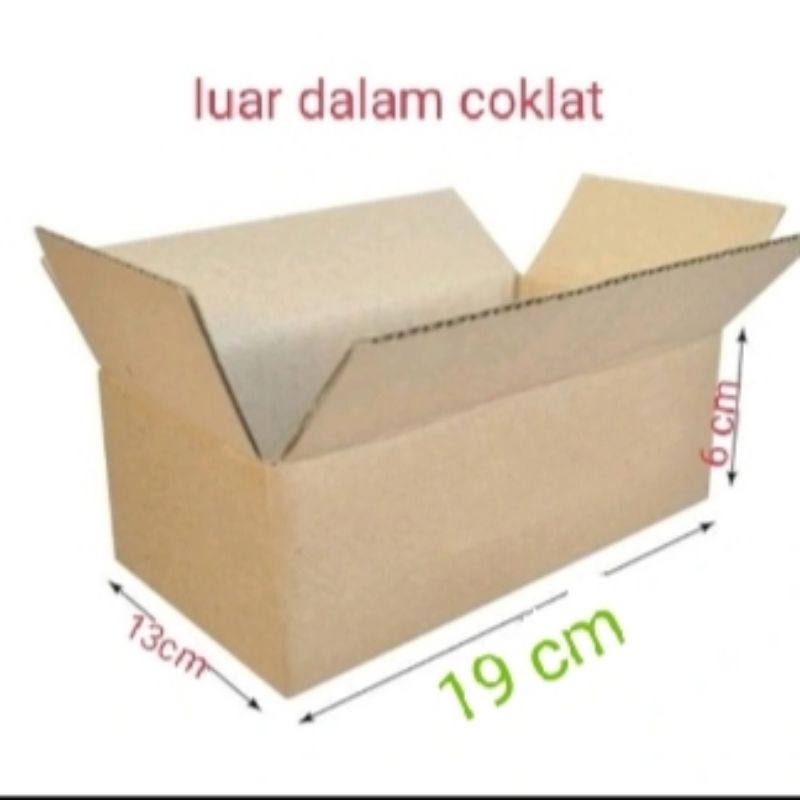 

kardus polos UK 19x13x6 kardus packing kardus kecil