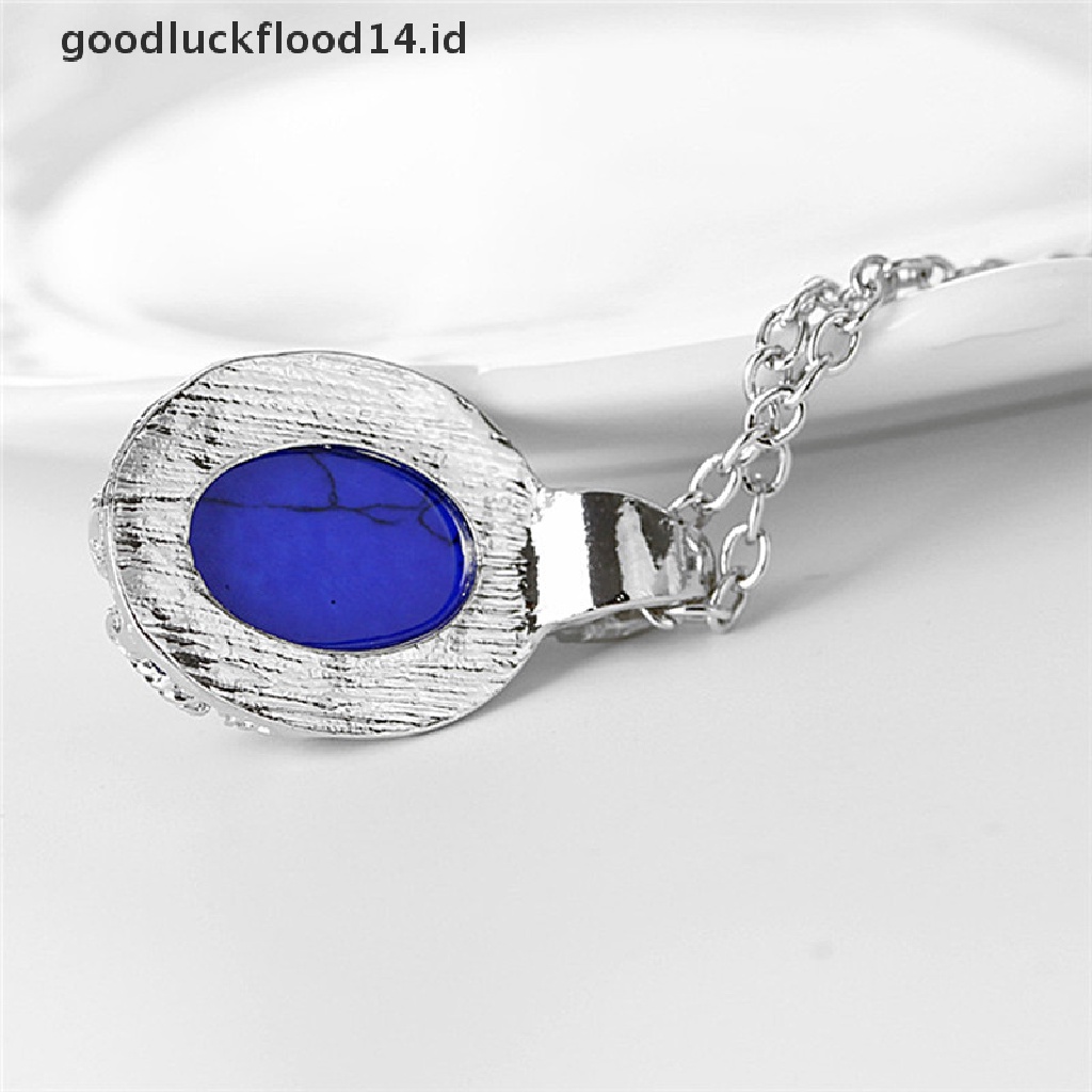 [OOID] Film The Vampire Diaries Katherine Fashion Anti-sunlight Lapis Lazuli Pendant Necklace ID