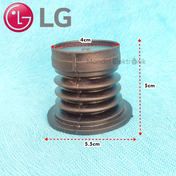 Karet Seal Pembuangan Mesin Cuci LG 2 Tabung Klep Drain Seal Below LG