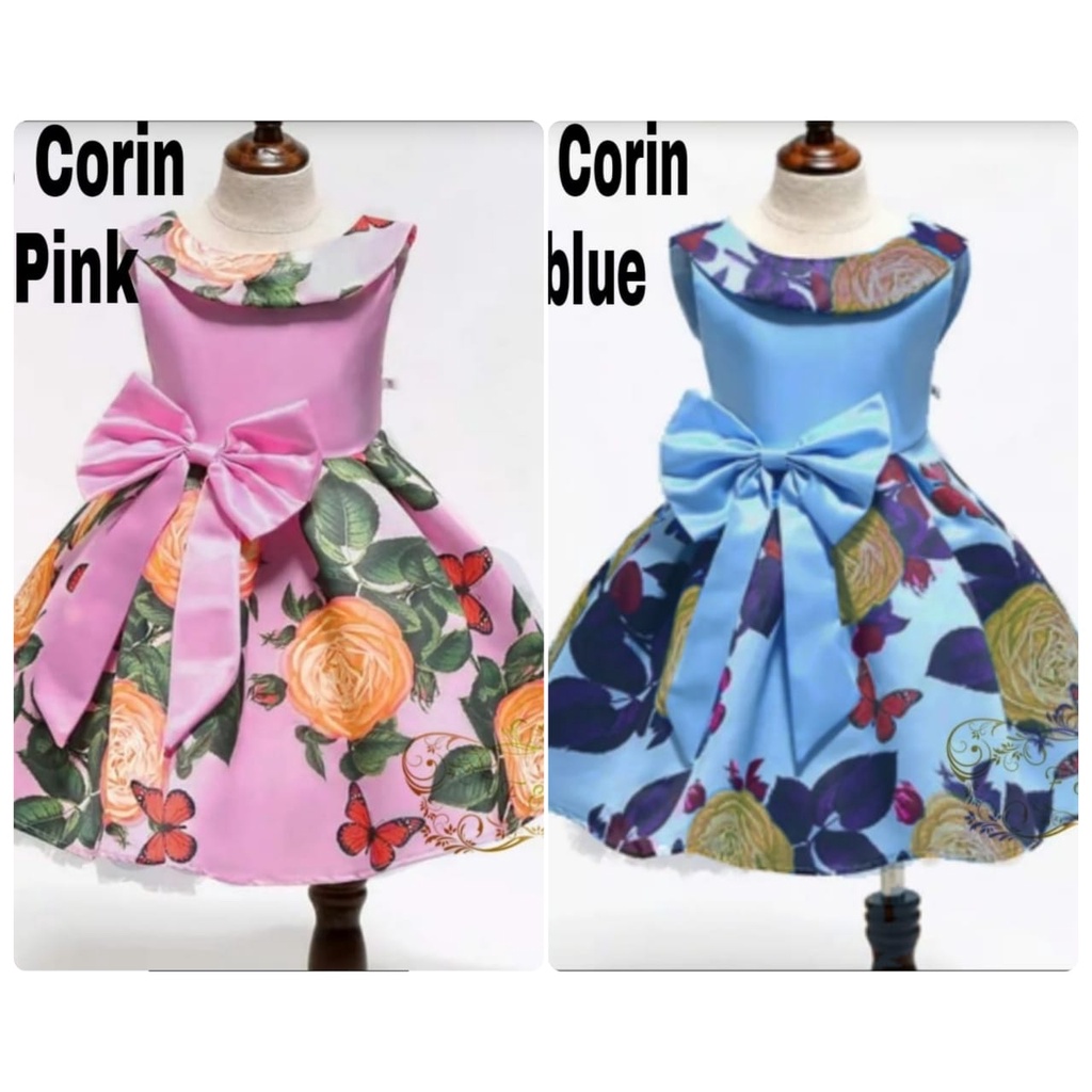 DRESS CORIN KID FASHION PAKAIAN ANAK PEREMPUAN FEHM