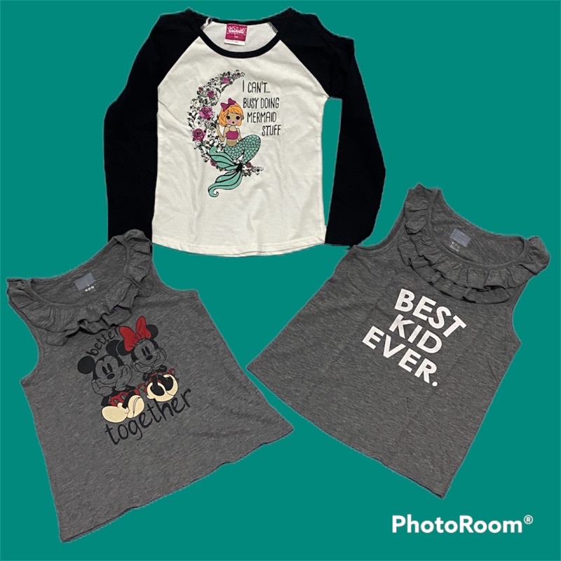 Kaos Atasan Anak Perempuan 7-8 Tahun Graziella