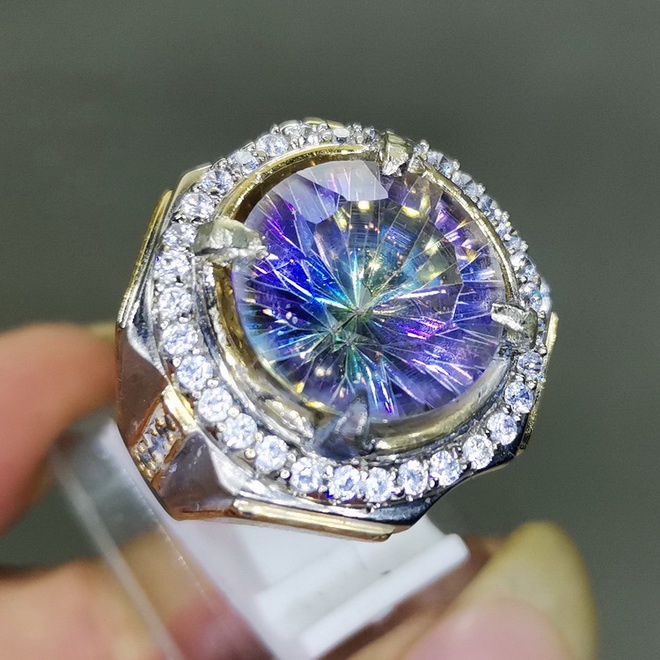 batu Akik Kinyang mistik Pelangi Asli