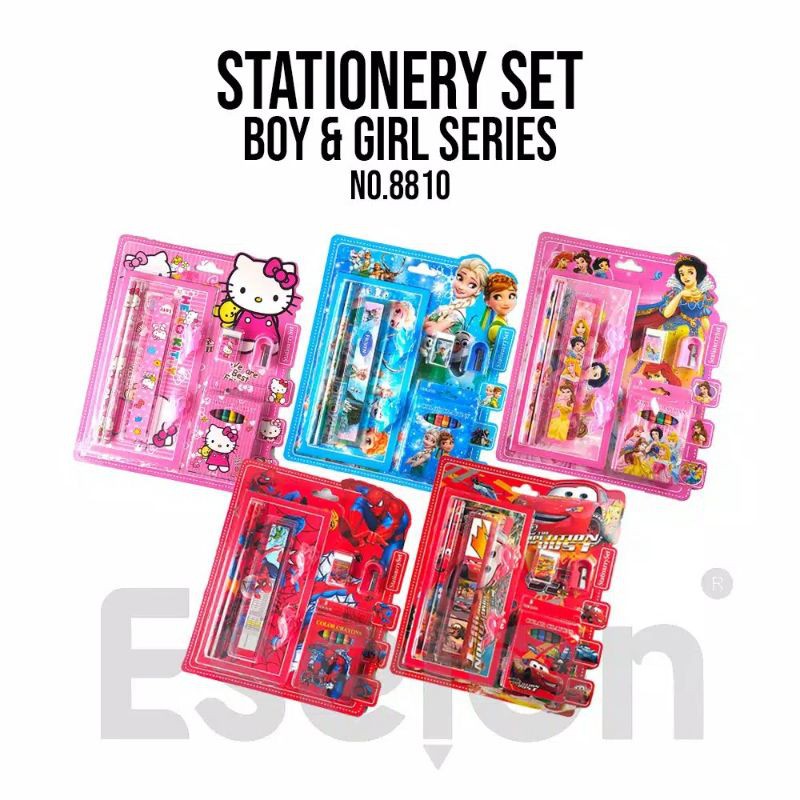 

Study set 8810 CARS HELLO KITTY FROZEN PRINCESS SPIDERMAN
