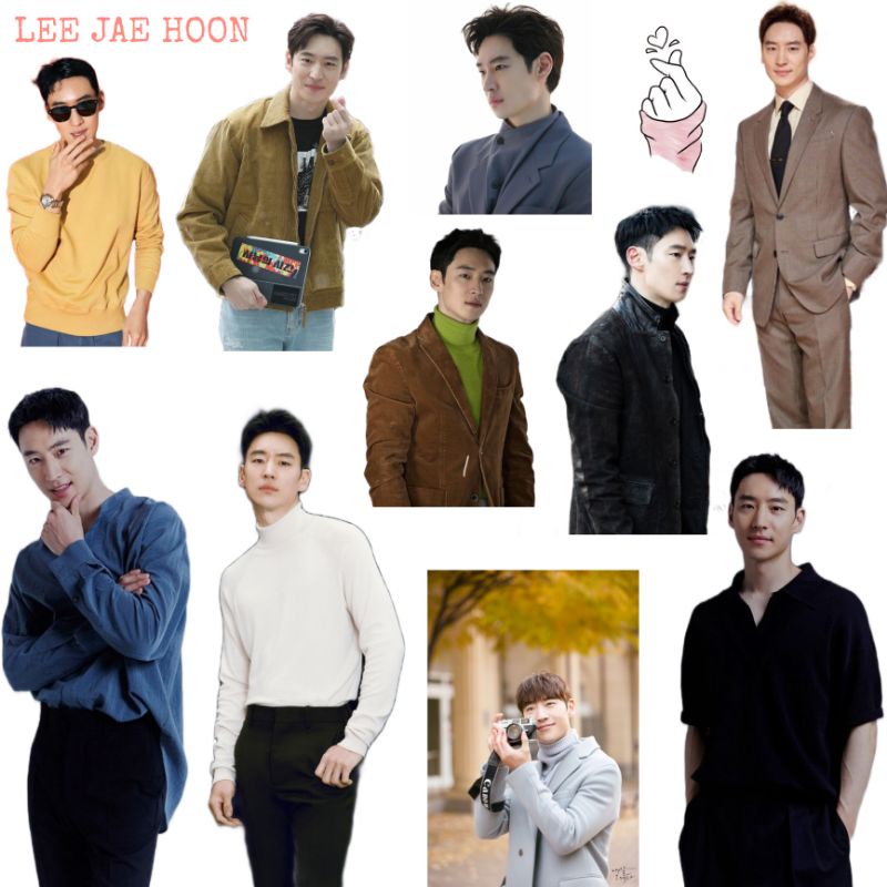 

12 pcs Stiker murah Lee Jae Hoon drama korea diy aesthetic tahan air stiker laptop/handphone/scrapbook/buku jurnal