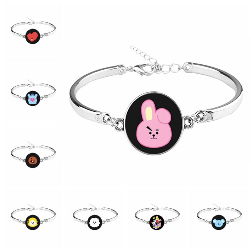 [Bayar Di Tempat]BTS KPOP BT21 Metal Gelang