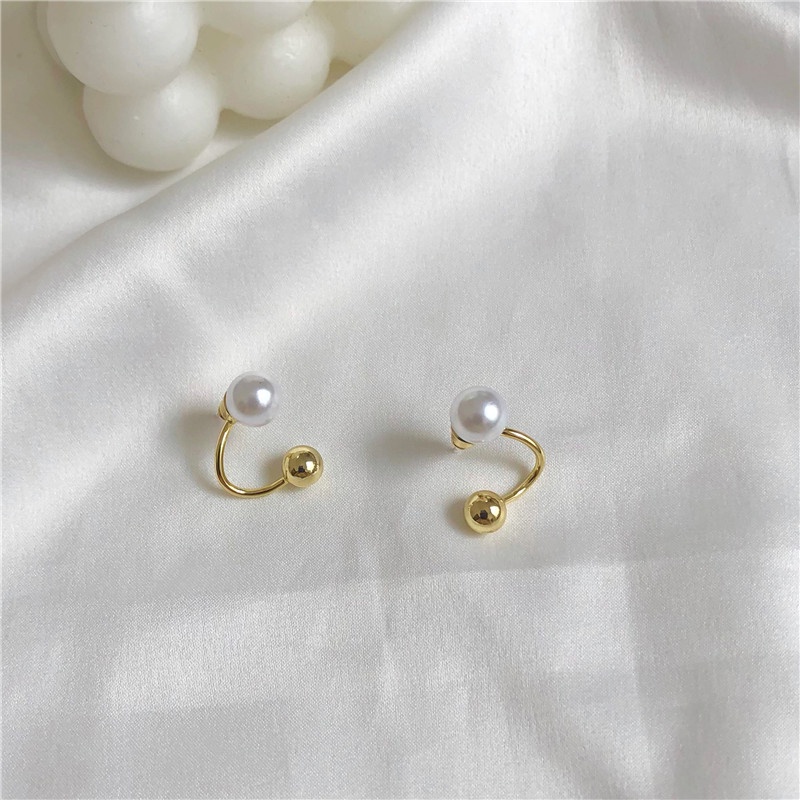 S925 Perak,Korea Retro,Anting Mutiara Fashion Anting,Untuk Wanita Perhiasan Aksesoris