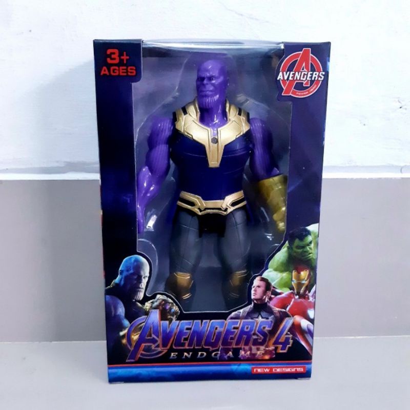 Action Figure Thanos - Mainan Miniatur Karakter Avengers Tanos Anak