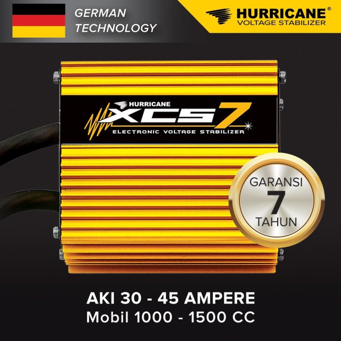 Hurricane XCS 7 Mobil Free 1 kabel ground  Wire   Garansi Resmi 7 Tahun