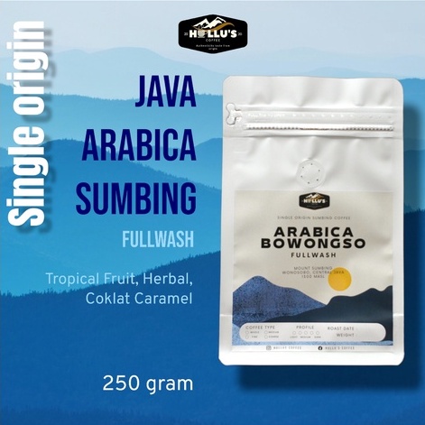 

Kopi Arabika Sumbing Fullwash Bowongso (Biji/Bubuk)-250 gram