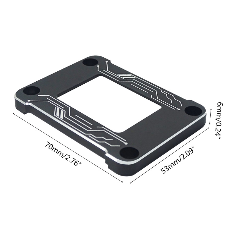 Fixer Gesper CPU btsg Anti Jatuh LGA1700 12, Frame Kontak Aluminium, Korektor Bengkok CPU