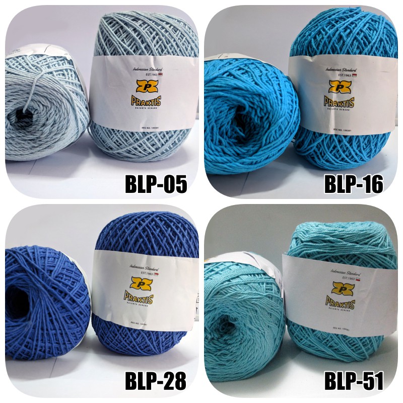  BENANG RAJUT KATUN BALI  PRAKTIS SERI BIRU BLP 05 16 