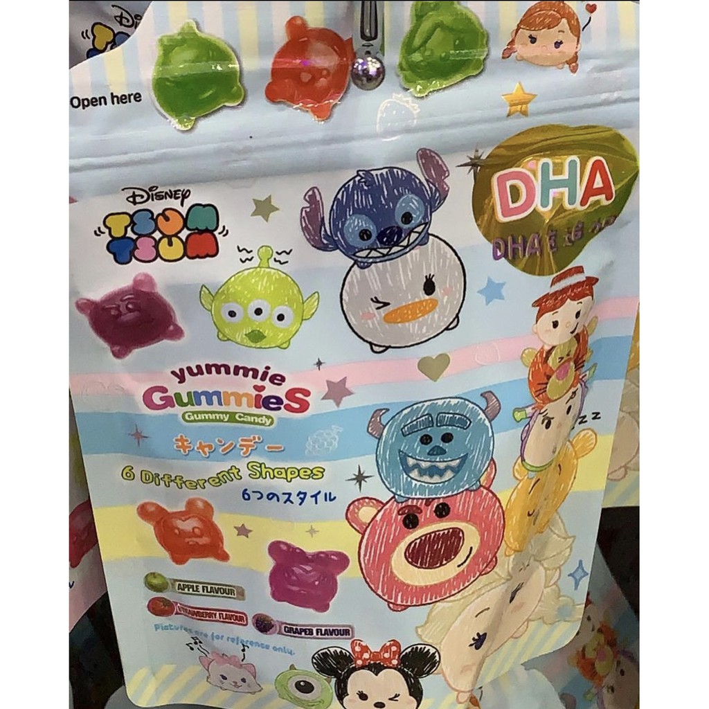 

Tsum Tsum Gummies with DHA /Gummy/Permen