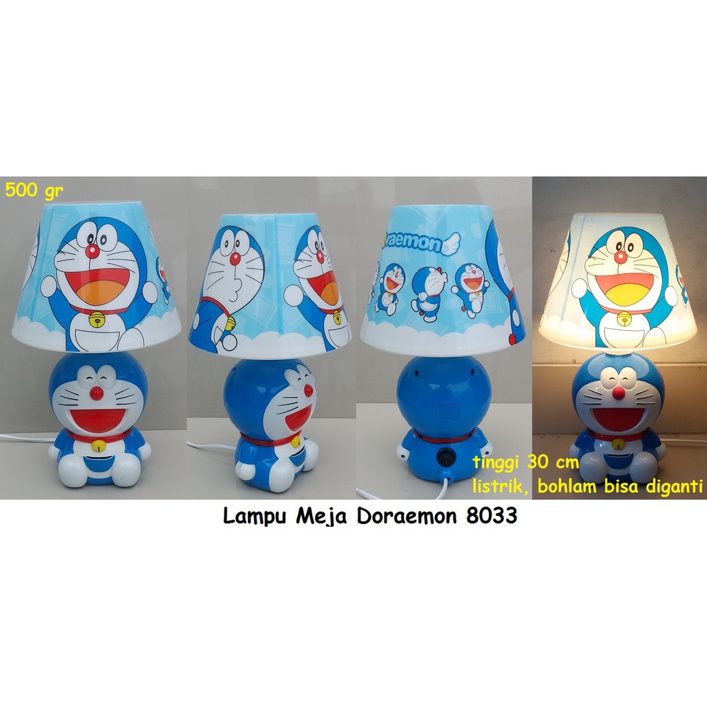 Lampu Meja Doraemon / Lampu Tidur Hello Kitty