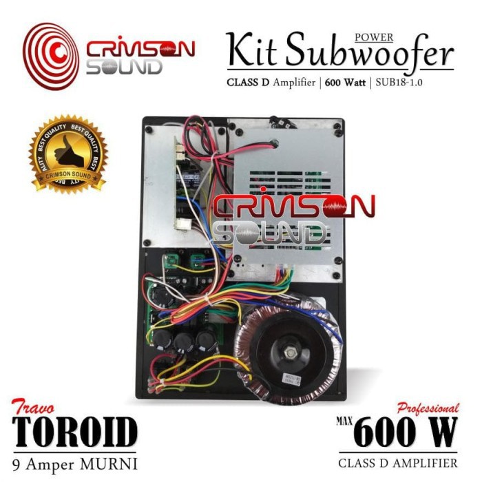 promoo terbatas PROMOO POWER KIT SUBWOOFER Aktif 600 Watt CLASS D