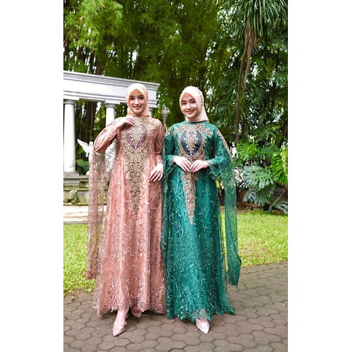 KEBAYA ORIGINAL//KEBAYA MODERN//GAMIS SORAYA BORDIR (JUMBO LD 120CM)//SERAGAMAN KELUARGA//BAJU PESTA LAMARAN//BAJU LEBARAN//BAJU WISUDA//BAJU KONDANGAN//By pelangi jaya