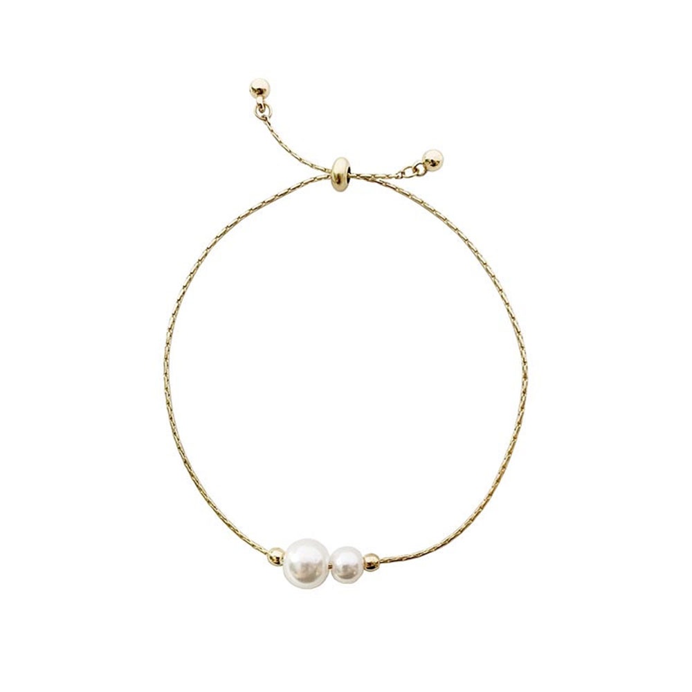 Gelang Mutiara Desain Niche Baroque Simple Dapat Disesuaikan Untuk Wanita