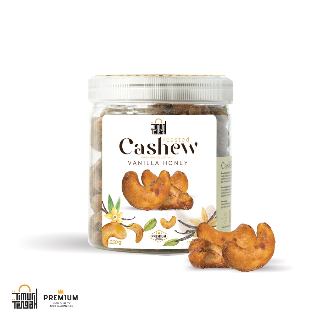 

Kacang Mete Vanilla 250 gr Timur Tengah High Quality