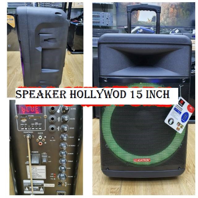 Speaker Portable ASATRON HOLLYWOOD 15 INCH